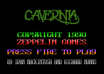 Cavernia atari screenshot