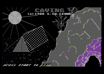 Caving atari screenshot