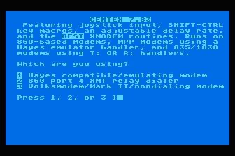 Centex 7.83 atari screenshot