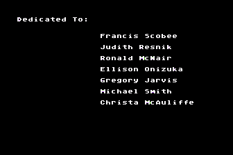 Challenger STS-51-L Crew — screenshot 1
