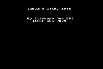 Challenger STS-51-L Crew atari screenshot