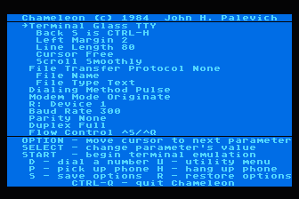 Chameleon CRT Terminal Emulator atari screenshot