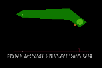 Championship Golf atari screenshot