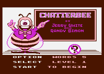 Chatterbee atari screenshot