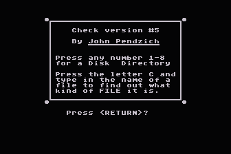 Check atari screenshot