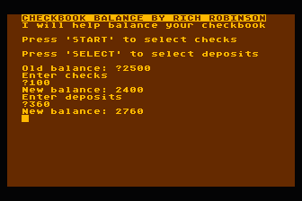 Checkbook Balance — screenshot 1
