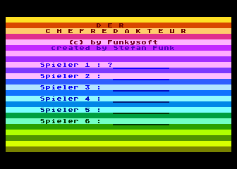 Chefredakteur atari screenshot
