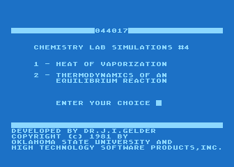 Chem Lab Simulations #4 atari screenshot