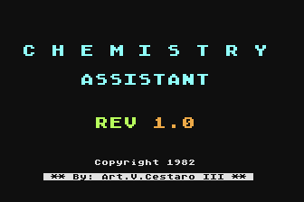 Chemistry Assistant — screenshot 1