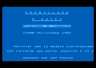 Chenillard atari screenshot
