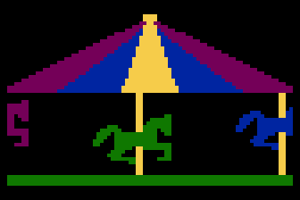 Children's Carrousel atari screenshot