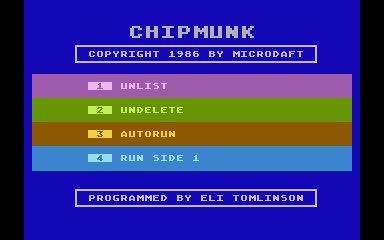 Chipmunk atari screenshot