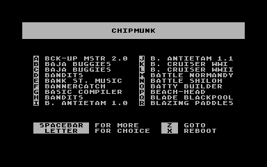 Chipmunk atari screenshot