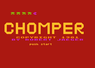 Chomper atari screenshot