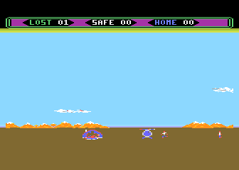 Choplifter! atari screenshot