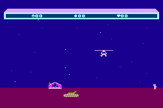 Choplifter! atari screenshot