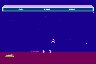 Choplifter! atari screenshot