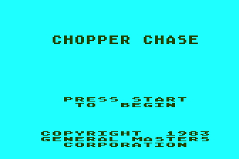 Chopper Chase atari screenshot