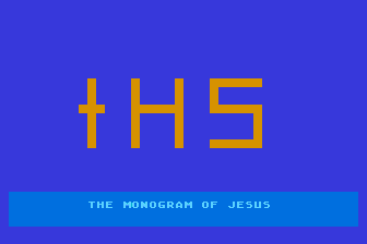 Christian Signs and Symbols atari screenshot