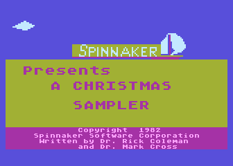 Christmas Sampler (A) atari screenshot