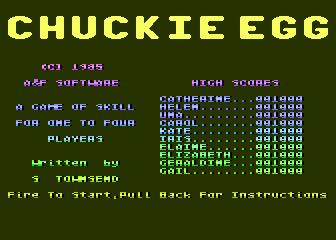 Chuckie Egg — screenshot 1