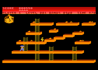 Chuckie Egg atari screenshot