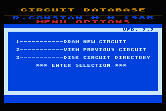 Circuit Database II atari screenshot