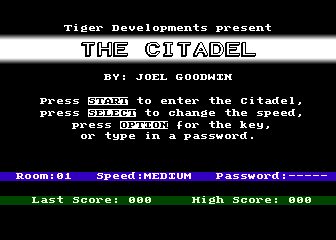 Cytadela atari screenshot