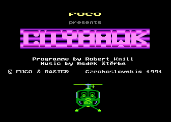 Cityhawk atari screenshot