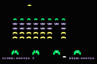 Claude Invaders atari screenshot