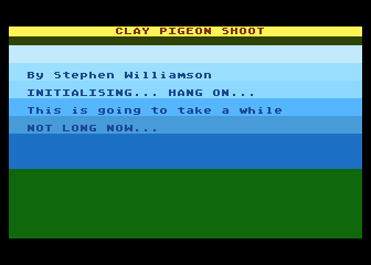 Clay Pigeon Shoot atari screenshot