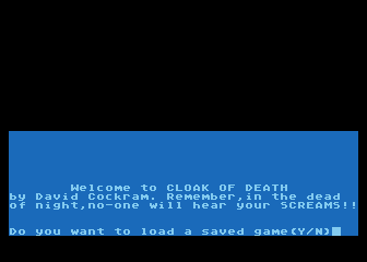 Cloak of Death — screenshot 1