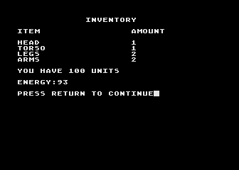 Clonus II atari screenshot