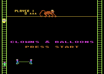 Clowns and Balloons atari screenshot