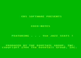 Coco-Notes atari screenshot