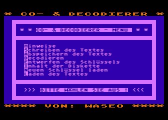 Codierer / Decodierer atari screenshot