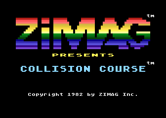 Collision Course atari screenshot