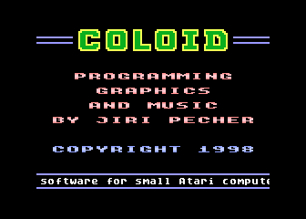 Coloid atari screenshot