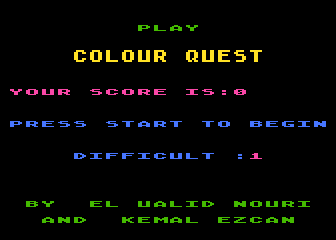 Color Quest atari screenshot