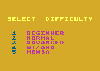 Colour Code atari screenshot