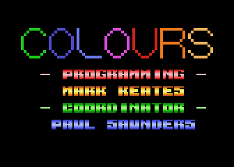 Colours atari screenshot