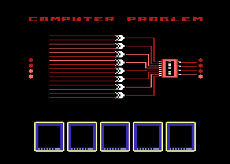 Comet Game (The) atari screenshot