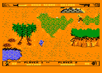 Commando atari screenshot