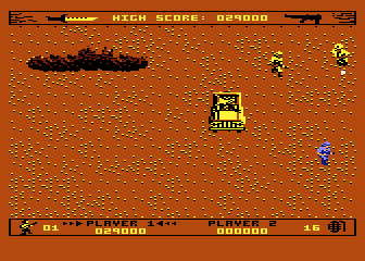 Commando atari screenshot