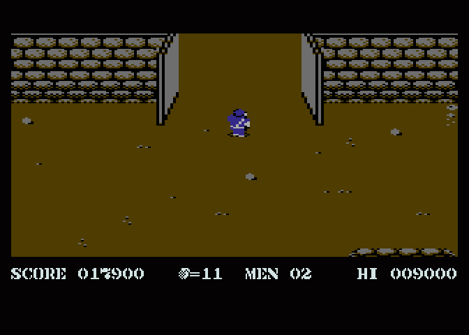 Commando VBXE atari screenshot