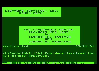 Compu-Math Decimals — screenshot 1