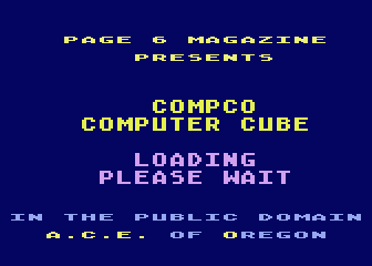 Computer Cube atari screenshot