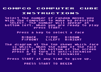 Computer Cube atari screenshot