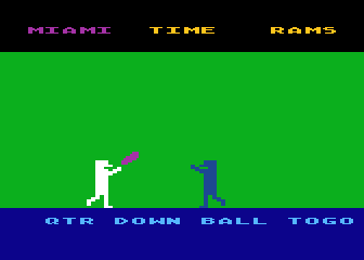 Computer Football Strategy atari screenshot