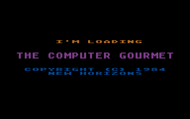 Computer Gourmet (The) — screenshot 1